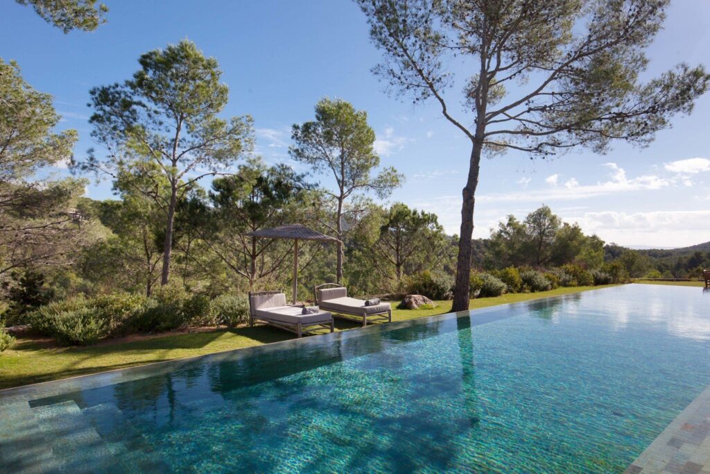 Luxury villa in Jondal Ibiza with infinity pool and panoramic sea views