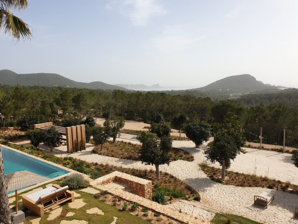 luxury family villa in Ibiza with private pools