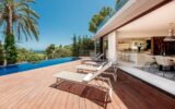 Private luxury villa Ibiza in Cap Martinet with sea views, private gym, cinema room, and prime location near Ibiza Town.