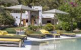 luxury finca rental in Ibiza surrounded by olive trees