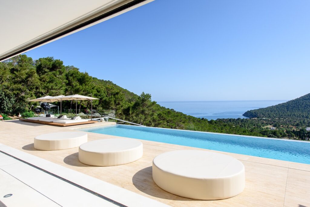 Ibiza VIP villa with sea views and private pool near Cala Jondal and Blue Marlin